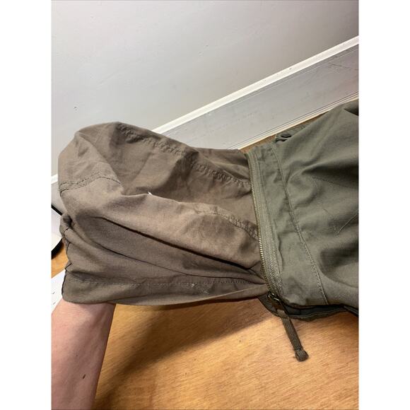 Men Military Jacket extra large by Levi's inspired Green collar hoody VTG - Picture 3 of 11